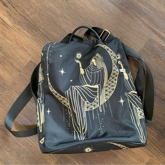 Magical Art Deco Theme Anti-Theft Style Backpack NWOT - Picture 3 of 10